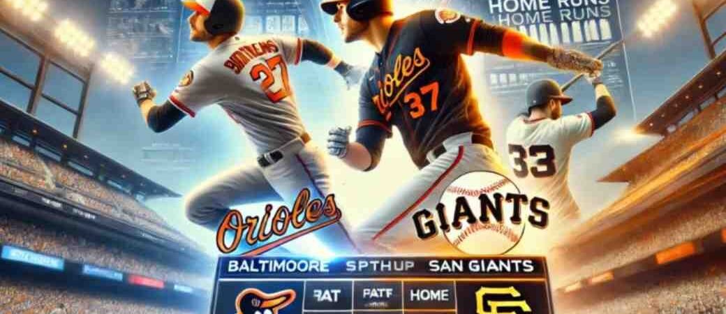 Baltimore orioles vs San francisco Giants Match Player Stats: Their Latest  Match - Sportstatic