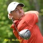Portrait of Rory McIlroy, renowned professional golfer.