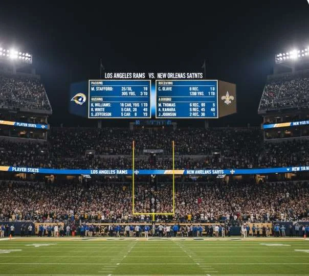 Los Angeles Rams vs New Orleans Saints Match Player Stats – 2025 NFL Week 9